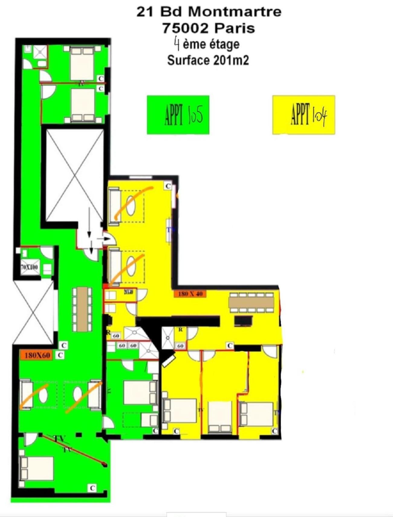 105 - Urban Haussmann Opera Apartman Párizs Kültér fotó